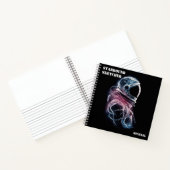 Ruimtevaartastronaut, Astronomie, Custom Sketchboo Notitieboek (Binnen)