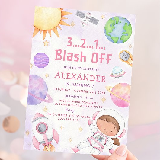 Ruimtevaartastronaut Elke ouderdag Kaart