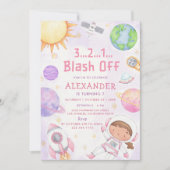 Ruimtevaartastronaut Elke ouderdag Kaart (Voorkant)