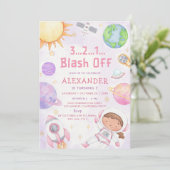 Ruimtevaartastronaut Elke ouderdag Kaart (Staand voorkant)