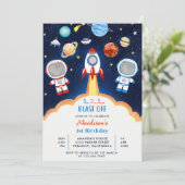 Ruimtevaartastronaut Elke ouderdag Kaart (Staand voorkant)