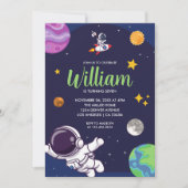 Ruimtevaartastronaut Elke ouderdag Kaart (Voorkant)