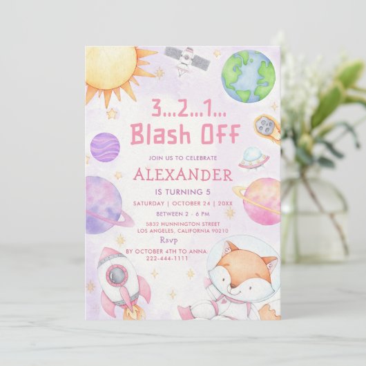 Ruimtevaartastronaut Elke ouderdag Kaart (Staand voorkant)