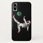 Ruimtevaartastronaut Football Cosmic Case-Mate iPhone Case (Achterkant)