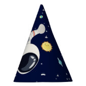 Ruimtevaartastronaut Galaxy Planeten Zon Aarde Feesthoedjes (Rechts)