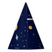 Ruimtevaartastronaut Galaxy Planeten Zon Aarde Feesthoedjes (Achterkant)