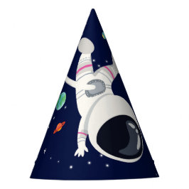 Ruimtevaartastronaut Galaxy Planeten Zon Aarde Feesthoedjes