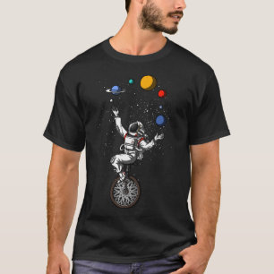 Ruimtevaartastronaut Juggling Planeten Cosmische a T-shirt