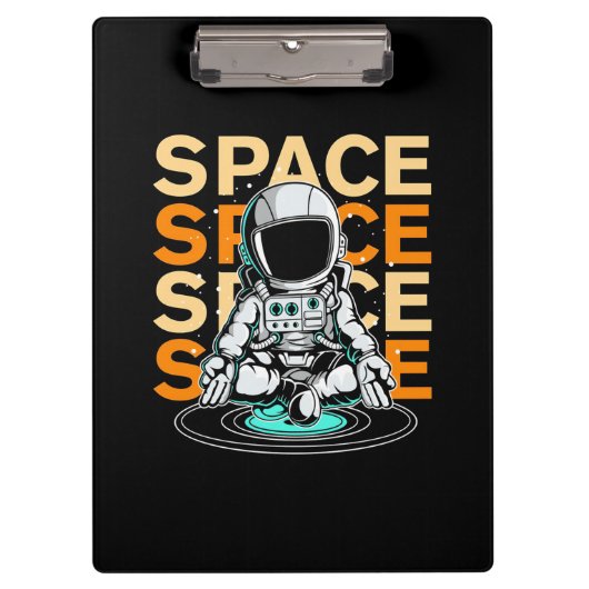Ruimtevaartastronaut Klembord (Voorkant)