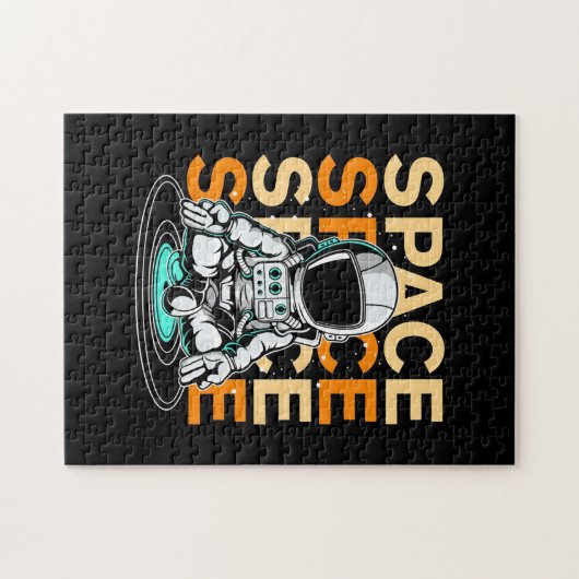 Ruimtevaartastronaut Legpuzzel (Horizontaal)