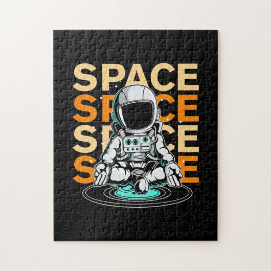 Ruimtevaartastronaut Legpuzzel (Verticaal)
