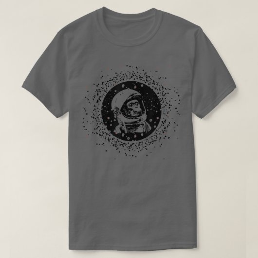  ruimtevaartastronaut monkey T-Shirt (Design voorkant)