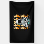 Ruimtevaartastronaut Spandoek (Verticaal)