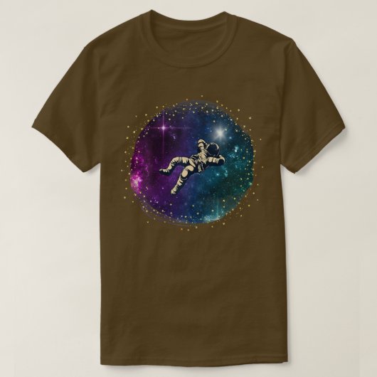 Ruimtevaartastronautenontwerp T-shirt (Design voorkant)