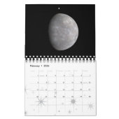 Ruimtevaartastronomie van zonnestelsel 2019 kalender (Feb 2026)