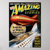 Ruimtevaartbuizen Poster (Voorkant)