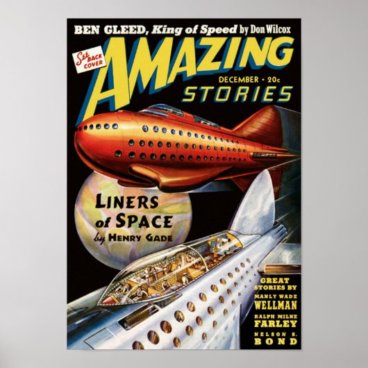 Ruimtevaartbuizen Poster (Voorkant)