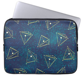 Ruimtevaartconstellaties Geometrische astronomiege Laptop Sleeve