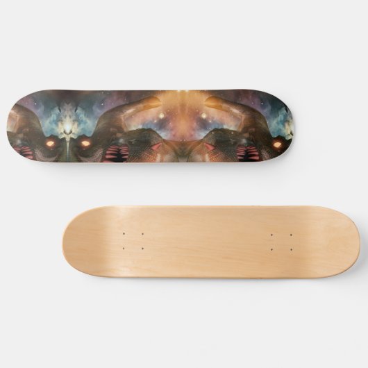 Ruimtevaartcreaties Persoonlijk Skateboard (Horizontaal)