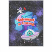 RUIMTEVAARTDER IN OPLEIDING STICKER (Voorkant)