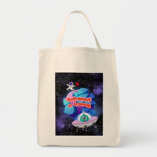 RUIMTEVAARTDER IN OPLEIDING TOTE BAG (Voorkant)