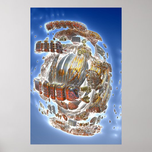 Ruimtevaartdisintegratie Poster (Voorkant)