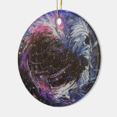 Ruimtevaartdraak Keramisch Ornament (Links)