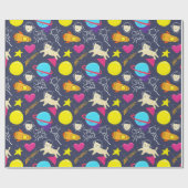 Ruimtevaarten Cadeaupapier (Vlak)