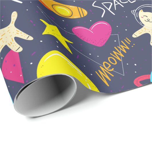 Ruimtevaarten Cadeaupapier (Rol Hoek)