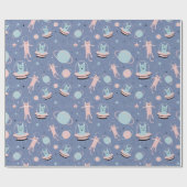 Ruimtevaarten Cadeaupapier (Vlak)