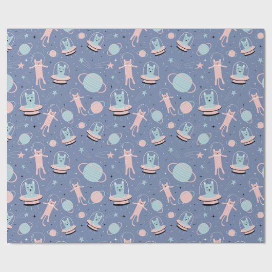 Ruimtevaarten Cadeaupapier (Vlak)