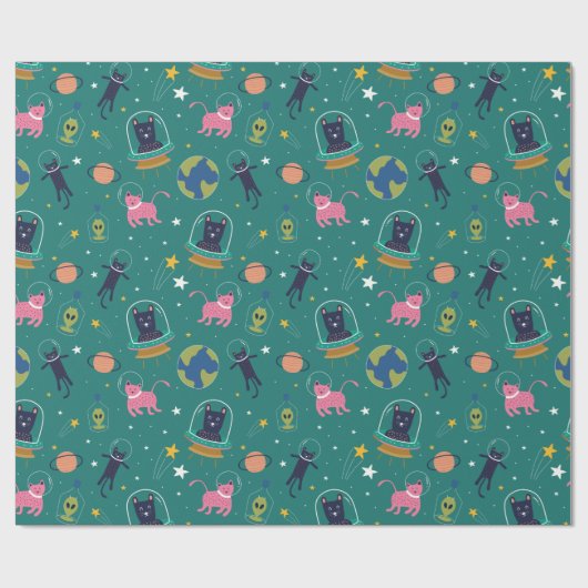 Ruimtevaarten Cadeaupapier (Vlak)