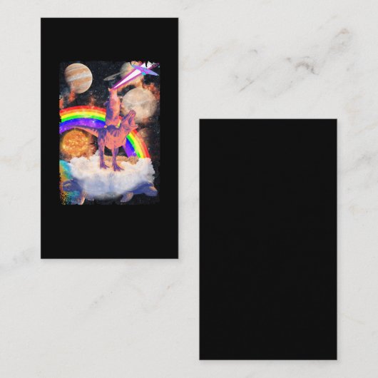 Ruimtevaarten die Trex Turtle Planets kosmisch mak Visitekaartje (Voorkant / Achterkant)