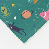 Ruimtevaarten Fleece Deken (Hoek)