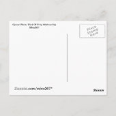 Ruimtevaarten/vogel van Briefkaart van prooi (Achterkant)