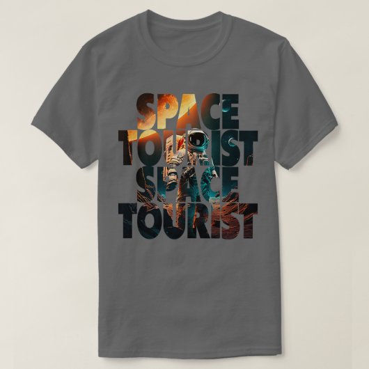 Ruimtevaartexploitant Buitenruimte Buitenruimteast T-shirt (Design voorkant)