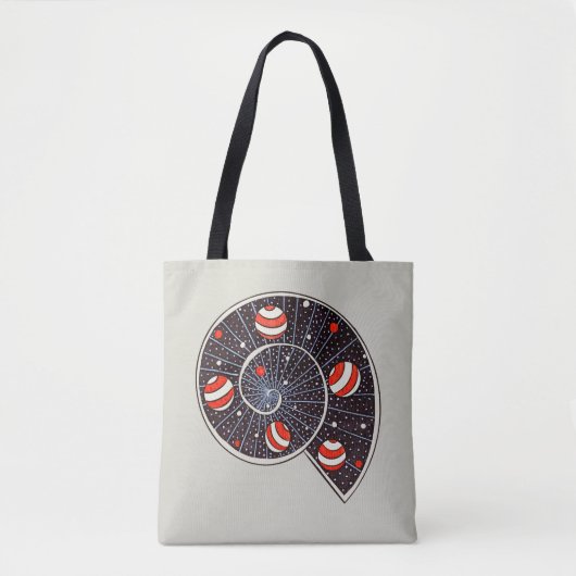 Ruimtevaartgalaxy Fun Planets Astronomie Slak Tote Bag (Voorkant)