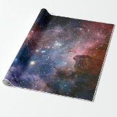 Ruimtevaartgalaxy-opvulpapier Cadeaupapier (Uitgerold)