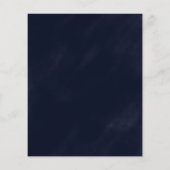 Ruimtevaartgalaxy Wishes voor Baby Kaart (Achterkant)