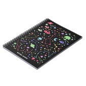 Ruimtevaartgeagglomereerde constellaties notitieboek (Linkerzijde)