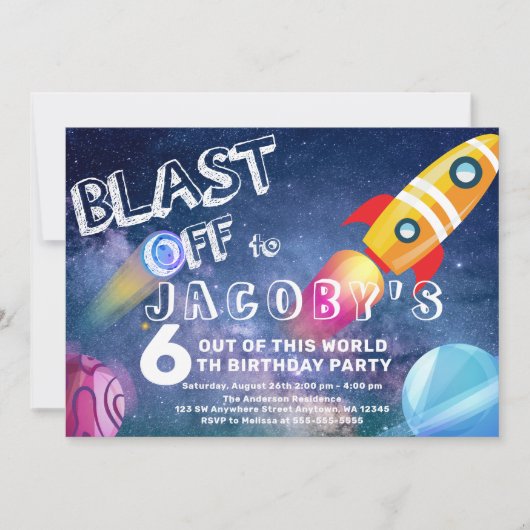 Ruimtevaarthag buitenruimte kaart (Voorkant)