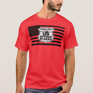 Ruimtevaarthoofdstuk - Black Flag & Logo T-shirt