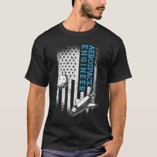 ruimtevaartingenieur-engineeringruimteraket t-shirt