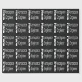 ruimtevaartingenieur Extraordinaire Cadeaupapier (Vlak)