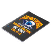 ruimtevaartingenieur Rocket Science Space Astronau Notitieboek (Linkerzijde)