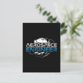 Ruimtevaartingenieur Rocket Space engineering Feestdagenkaart (Staand voorkant)