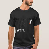 Ruimtevaartingenieur voor luchtvaartingenieur t-shirt (Voorkant)