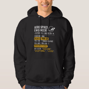 Ruimtevaartingenieur zelfstandig naamwoord Funny H Hoodie