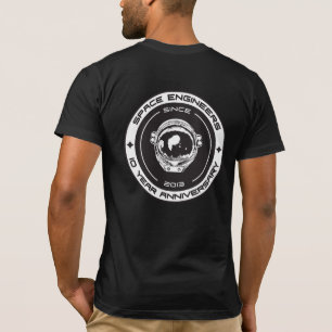 Ruimtevaartingenieurs 10 jaar Jubileum Logo Tshirt