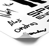 Ruimtevaartingenieurs ondertekende Value Poster Pa (Hoek)